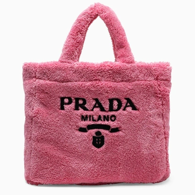 Prada Pink Terry Tote Bag