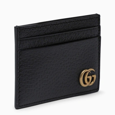 Gucci Black Gg Credit Card Holder