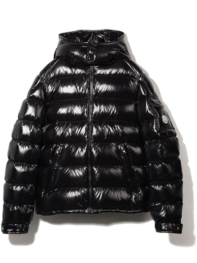 Moncler Teen New Maya Padded Jacket In Black