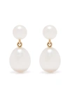 SOPHIE BILLE BRAHE 14KT YELLOW GOLD VENUS L'EAU FRESHWATER PEARL EARRINGS