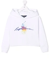 RALPH LAUREN POLO PONY CROPPED HOODIE