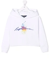 Polo Ralph Lauren Logo-print Pullover Hoodie In White