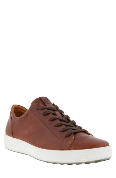 Ecco Soft 7 City Sneaker In Cognac