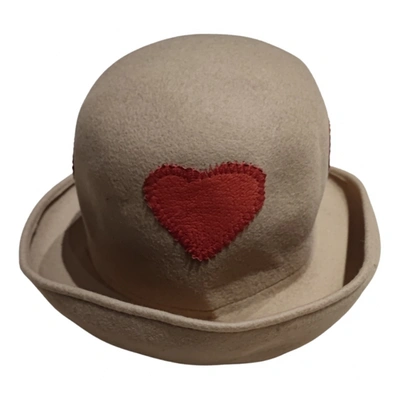 Pre-owned Emilio Pucci Wool Hat In Beige