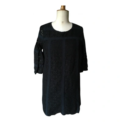 Pre-owned Sézane Mid-length Dress In Navy