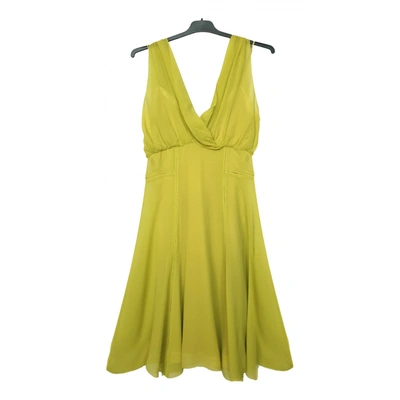 Pre-owned Paul Smith Silk Dress In Green