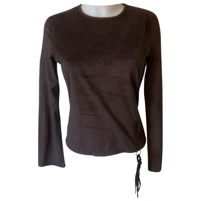 Pre-owned Krizia T-shirt In Brown