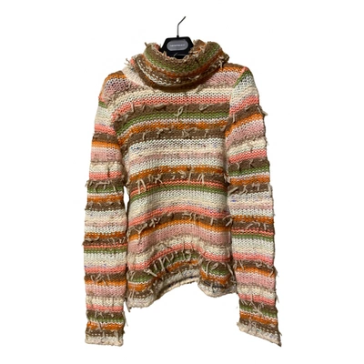 Pre-owned Moschino Wool Knitwear In Multicolour