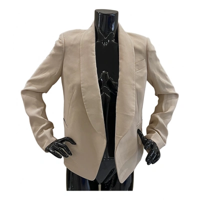 Pre-owned Chloé Blazer In Beige