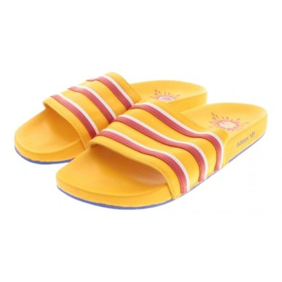 Pre-owned Adidas Originals Sandals In Yellow