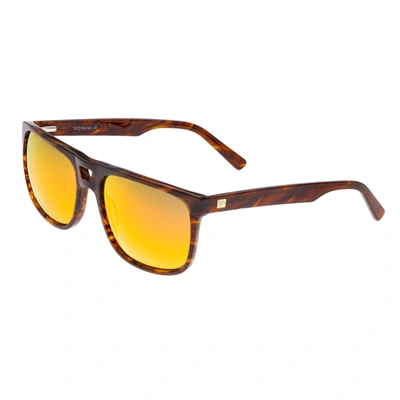 Sixty One Morea Yellow-red Square Sunglasses S134yw