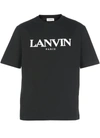 LANVIN LANVIN T-SHIRTS AND POLOS BLACK