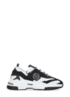 Philipp Plein Predator Vegan Trainer Leather Sneakers In White / Black