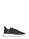 Giuseppe Zanotti Leather Sneakers In Black