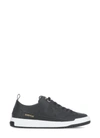 Golden Goose Yeah Sneakers In Leather With Contrasting Inserts In Nero