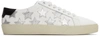 SAINT LAURENT WHITE COURT CLASSIC SL/06 METALLIC CALIFORNIA SNEAKERS