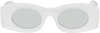 Loewe Paula's Ibiza Rectangle Sunglasses, 49mm In White