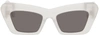 Loewe Anagram-logo Cat-eye Acetate Sunglasses In Grey