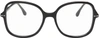 ISABEL MARANT BLACK THIN SQUARE GLASSES