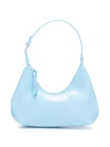 BY FAR BABY AMBER SEMI-PATENT LEATHER SHOULDER BAG