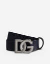 DOLCE & GABBANA STRETCH BELT WITH DG LOGO