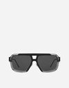 Dolce & Gabbana Square-frame Tinted Sunglasses In Black