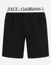 Dolce & Gabbana Logo-waistband Boxer Shorts In Black