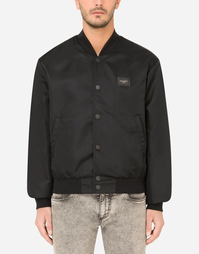 Dolce & Gabbana Man Coats And Jackets In Black