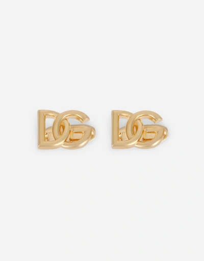 DOLCE & GABBANA CUFFLINKS WITH DG LOGO