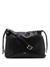 Apc A.p.c. Sac Ninon Mini Bags Recycled Material With Leather Effect In Black