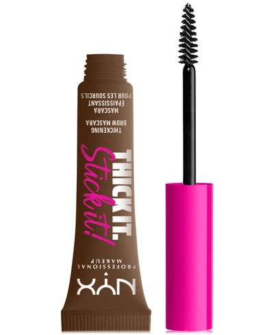 Nyx Professional Makeup Thick It. Stick It! Thickening Brow Mascara In Brunette