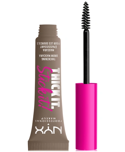 Nyx Professional Makeup Thick It. Stick It! Thickening Brow Mascara In Taupe