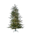 STERLING 6.5-FOOT HIGH PRE-LIT NATURAL CUT PORTLAND PINE WITH INSTANT GLOW POWER POLE FEATURE