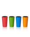 TRUE BRANDS STARBURST SILICONE BOTTLE STOPPERS, SET OF 4