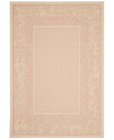 Safavieh Courtyard Cy1704 Natural And Terra 8' X 11' Outdoor Area Rug In White