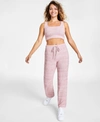 JENNI STYLE NOT SIZE FUZZY KNIT CROP TOP, CREATED FOR MACY'S