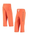 JUNK FOOD WOMEN'S JUNK FOOD ORANGE CLEVELAND BROWNS CROPPED PANTS