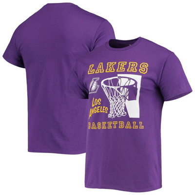 Junk Food Purple Los Angeles Lakers Slam Dunk T-shirt