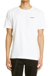 Off-white Back Arrow Printing Round Neck Short Sleeve White In White