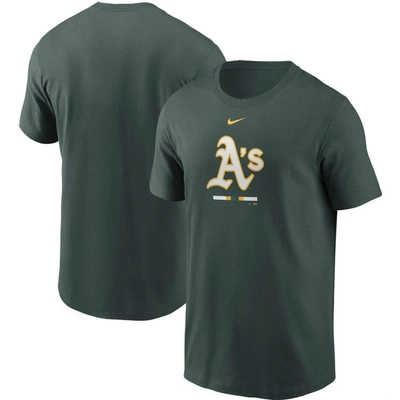 Nike Men's Oakland Athletics Icon Legend T-shirt In Green