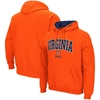 Colosseum Men's  Orange Virginia Cavaliers Arch And Logo 3.0 Pullover Hoodie In Orange