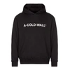 A-cold-wall* Essential Logo Print Cotton Hoodie In Black