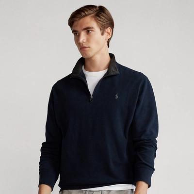 Polo Ralph Lauren Luxury Jersey Quarter-zip Pullover In New
