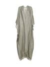 BRUNELLO CUCINELLI BRUNELLO CUCINELLI FRINGED EDGE PONCHO