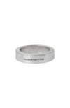 ALLSAINTS SMOOTH STERLING SILVER RING