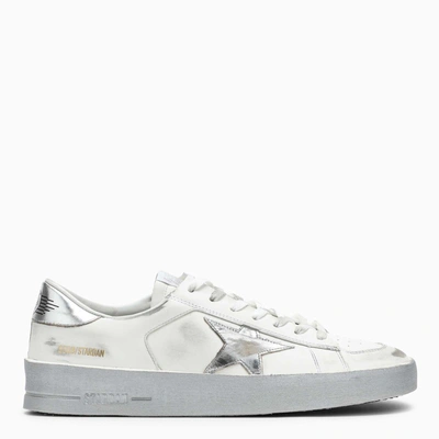 Golden Goose White/silver Stardan Low-top Sneakers