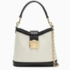 GUCCI WHITE/BLACK GG HANDBAG