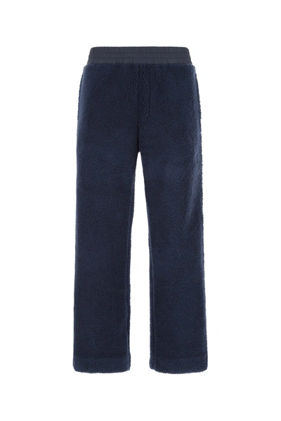 Fendi Straight Leg High Waist Track Trousers In Blue