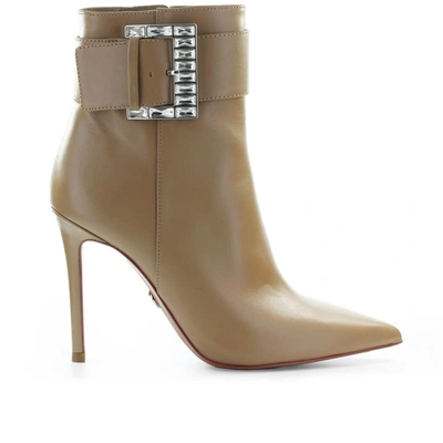 Michael Kors Giselle Camel Ankle Boot In Brown