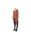 Rick Owens Long Cardigan - Atterley In Brown